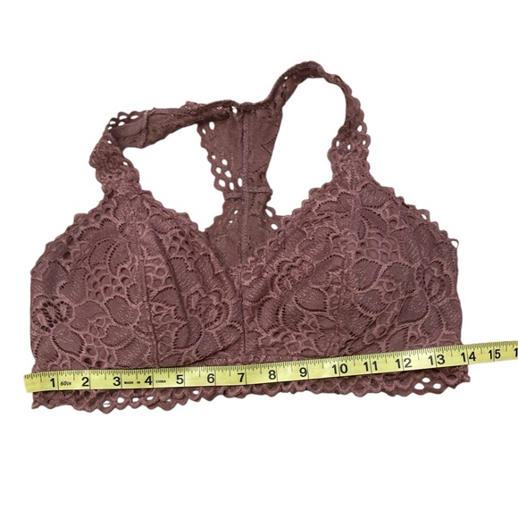 3/$15 Maurices Padded Lace Bralette, Purple, Lightweight, Summer Women’s Medium - Picture 5 of 6